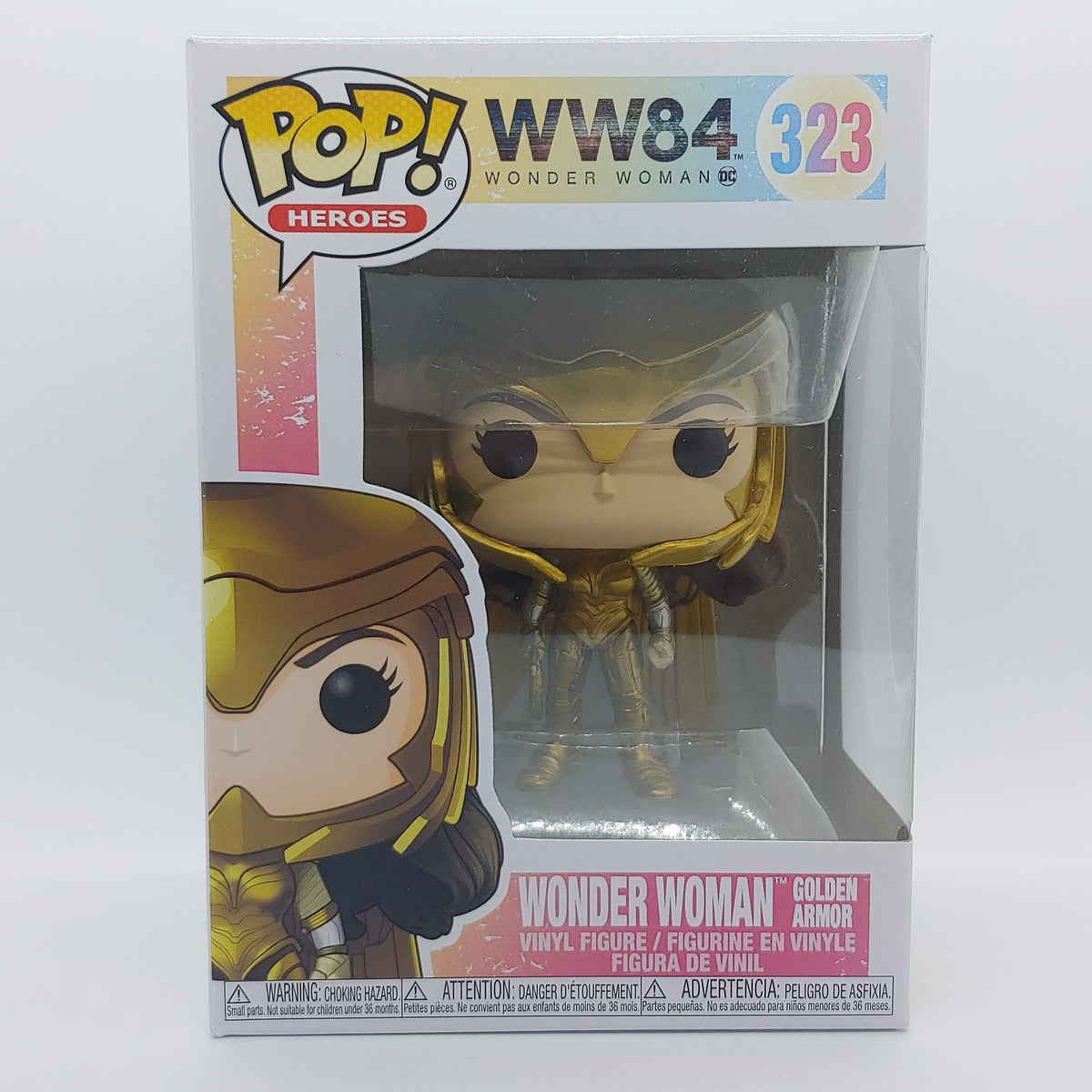 Pop! Wonder Woman Golden Armor 323 - #92226 - Mindtaker Miniatures