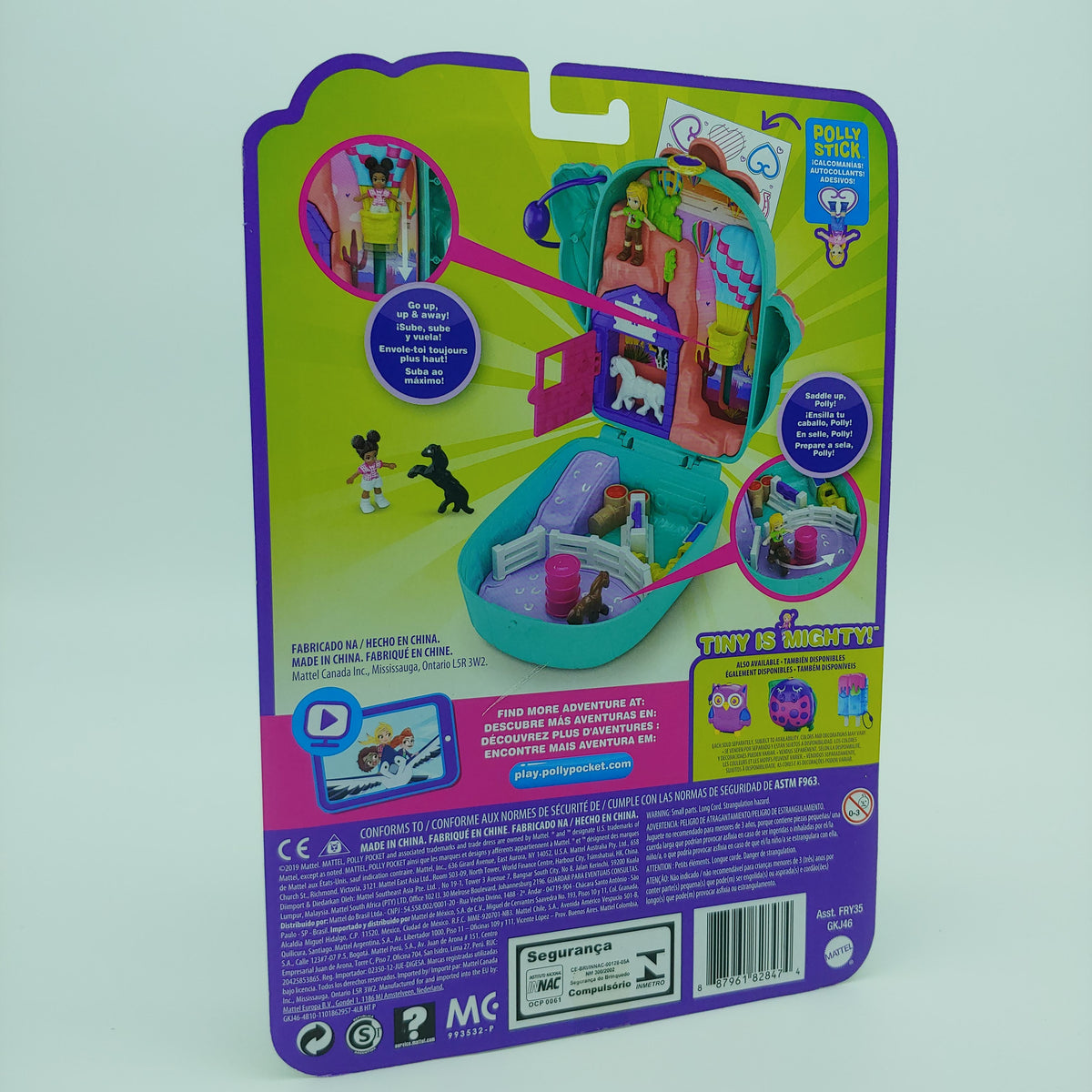 Polly Pocket Pocket World Cactus Cowgirl Ranch Compact with Fun Reveals,  Micro Polly and Shani Dolls, 2 Horse Figures and Sticker Sheet; for Ages 4  and Up, Playsets -  Canada