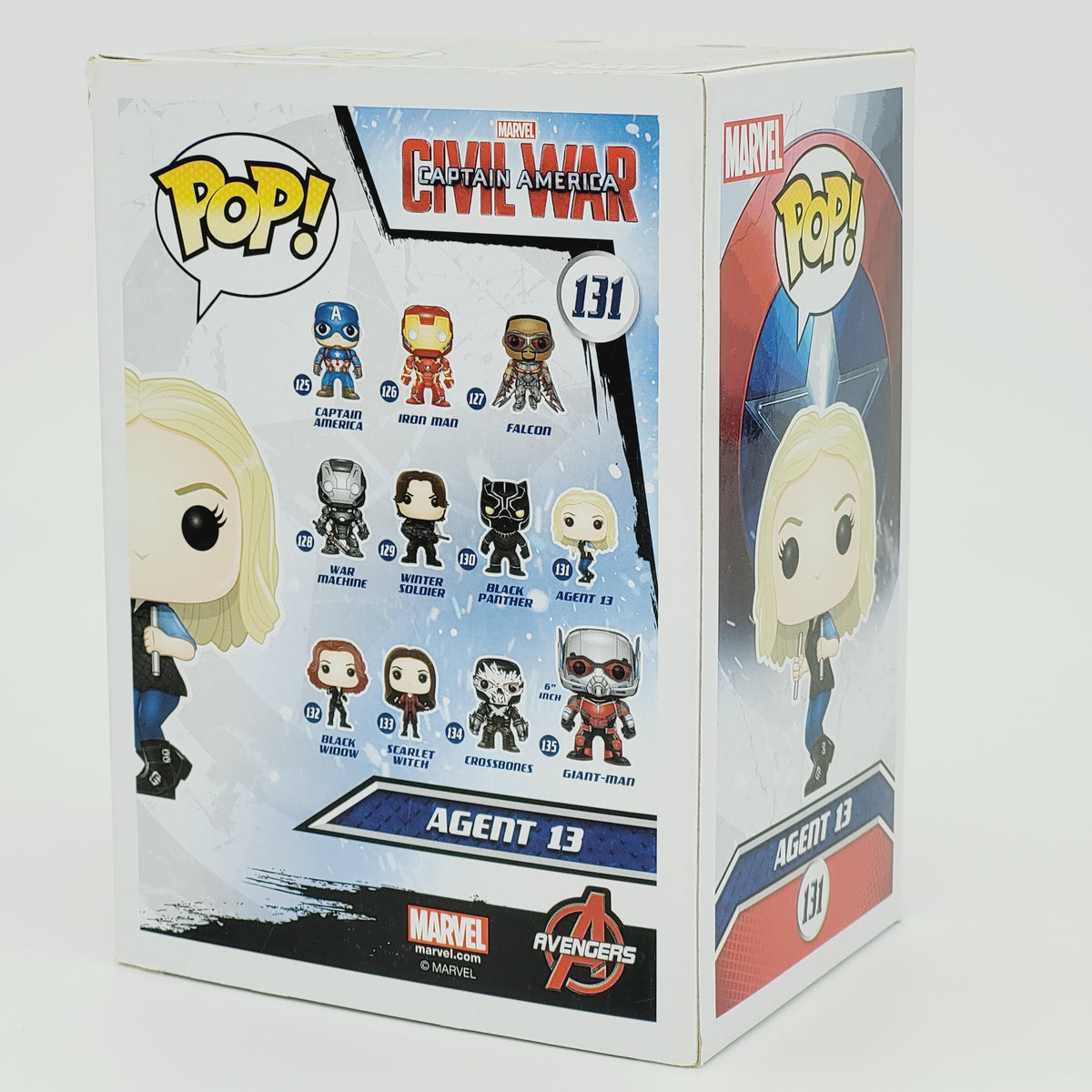 Funko Pop Captain America Civil War Agent 13 #131