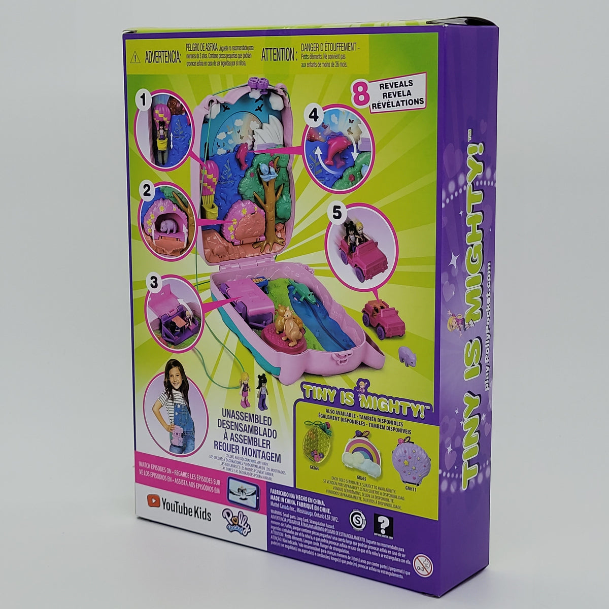 Polly Pocket KOALA ADVENTURES PURSE Playset – Goodfind Toys
