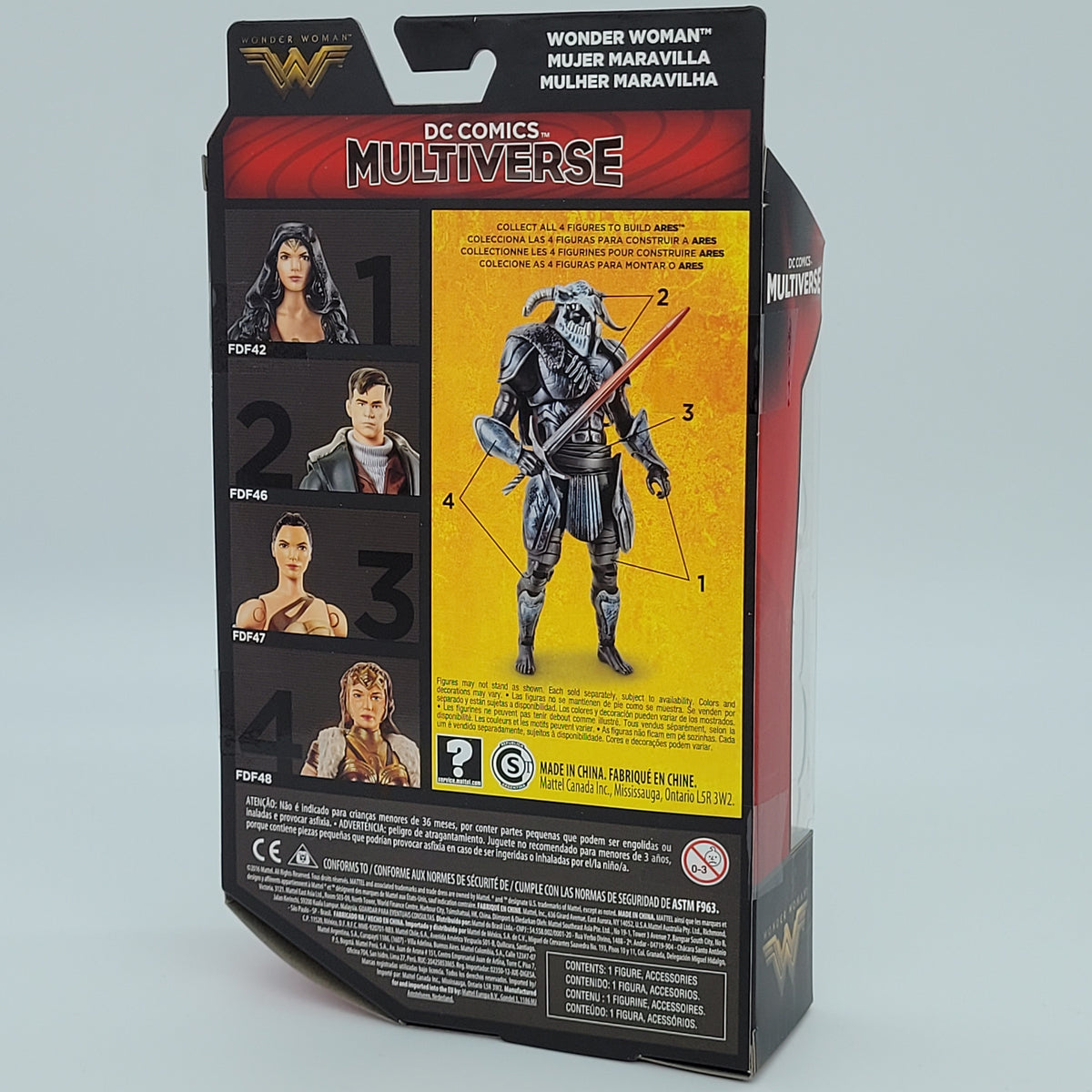 DC Comics Multiverse Wonder Woman 6 inch Action Figure BAF Ares NEW IN ...