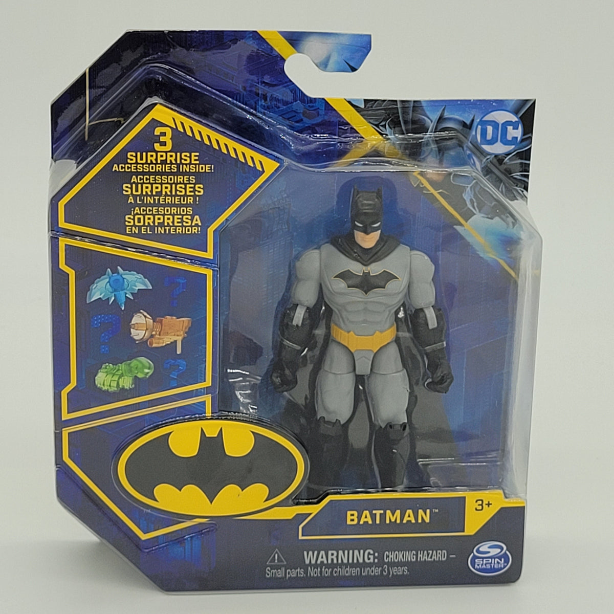 Figurine Batman Deluxe 30 cm - SPIN MASTER - DC Comics - Gris - Enfant gris  - Spin Master