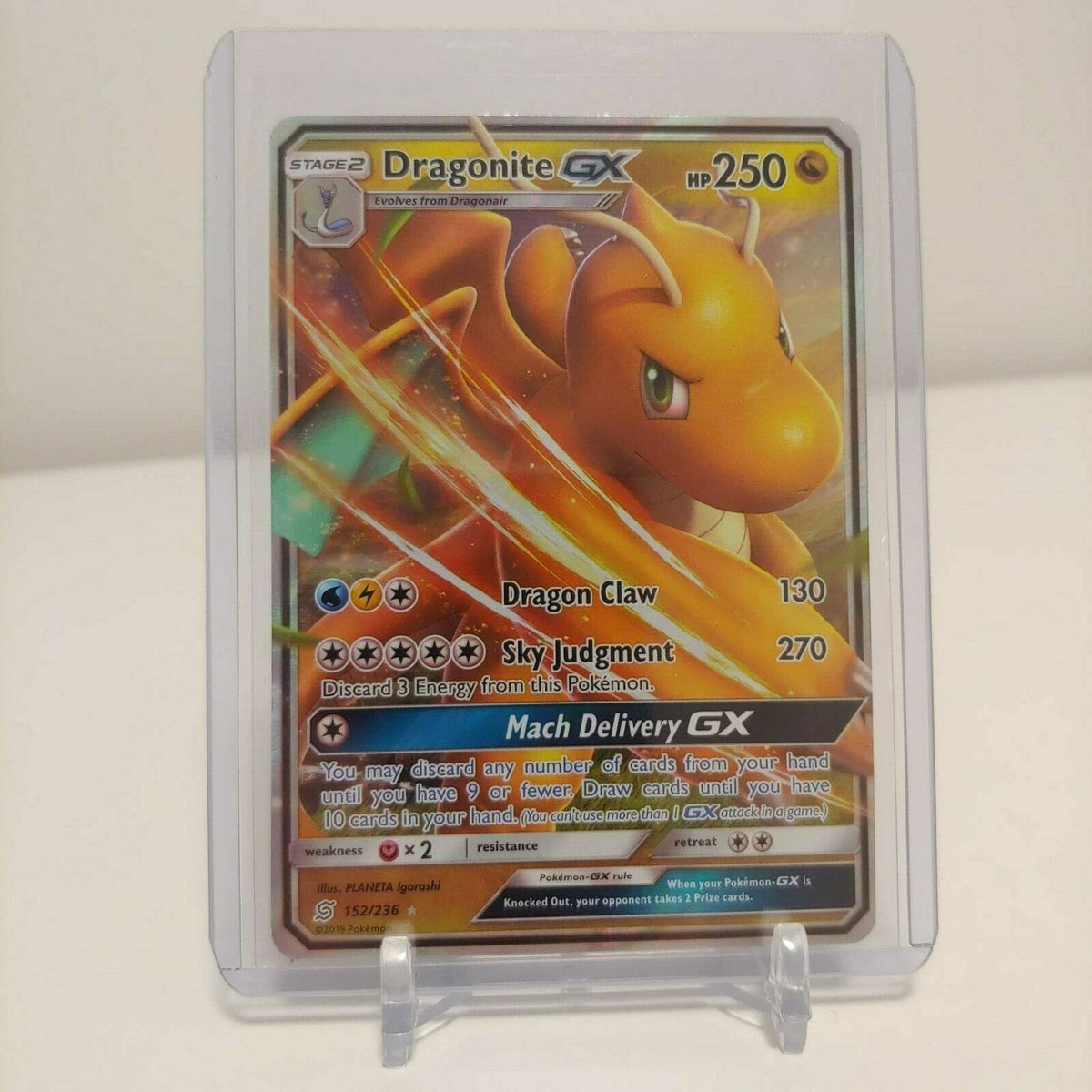 DRAGONITE GX 152/236 Sun & Moon Unified Minds Pokemon Card Ultra Rare –  Goodfind Toys