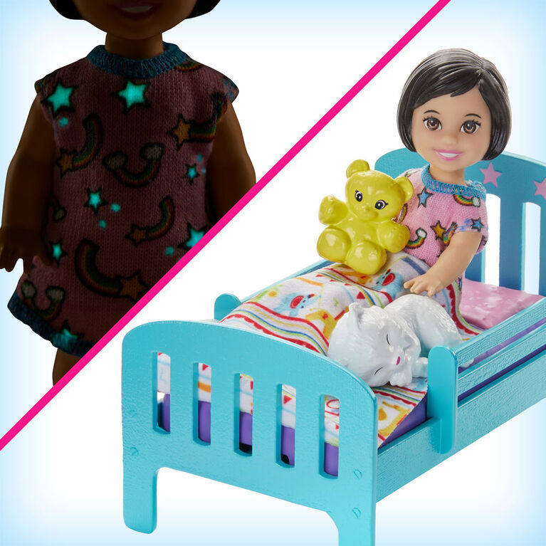 Barbie Skipper Babysitters Inc. Bedtime Playset w/ Skipper Doll, Toddler  Doll w/ Glow Pajamas, 1 - Harris Teeter