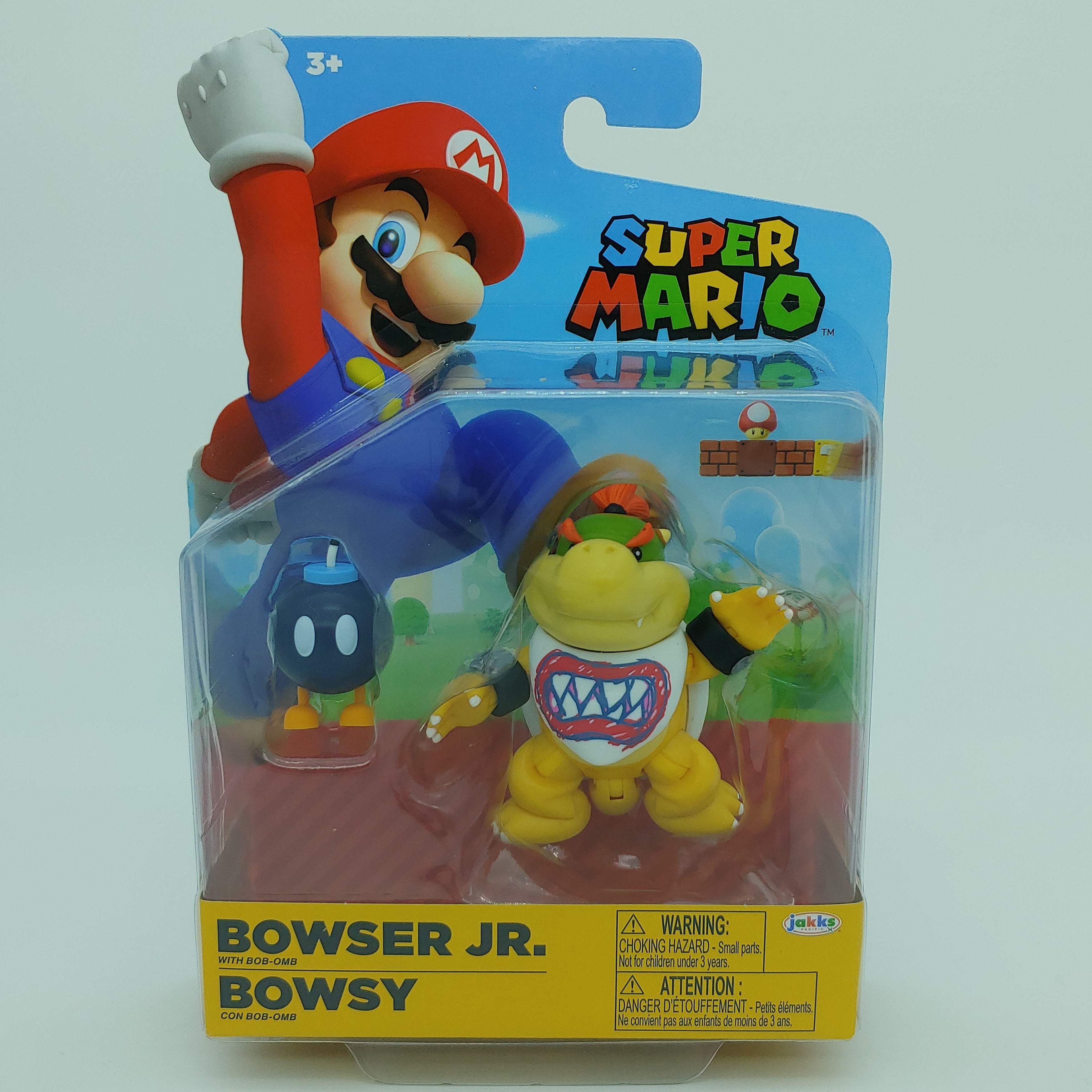 Bowser Junior w Bob-omb World of Nintendo Figure Jakks Super