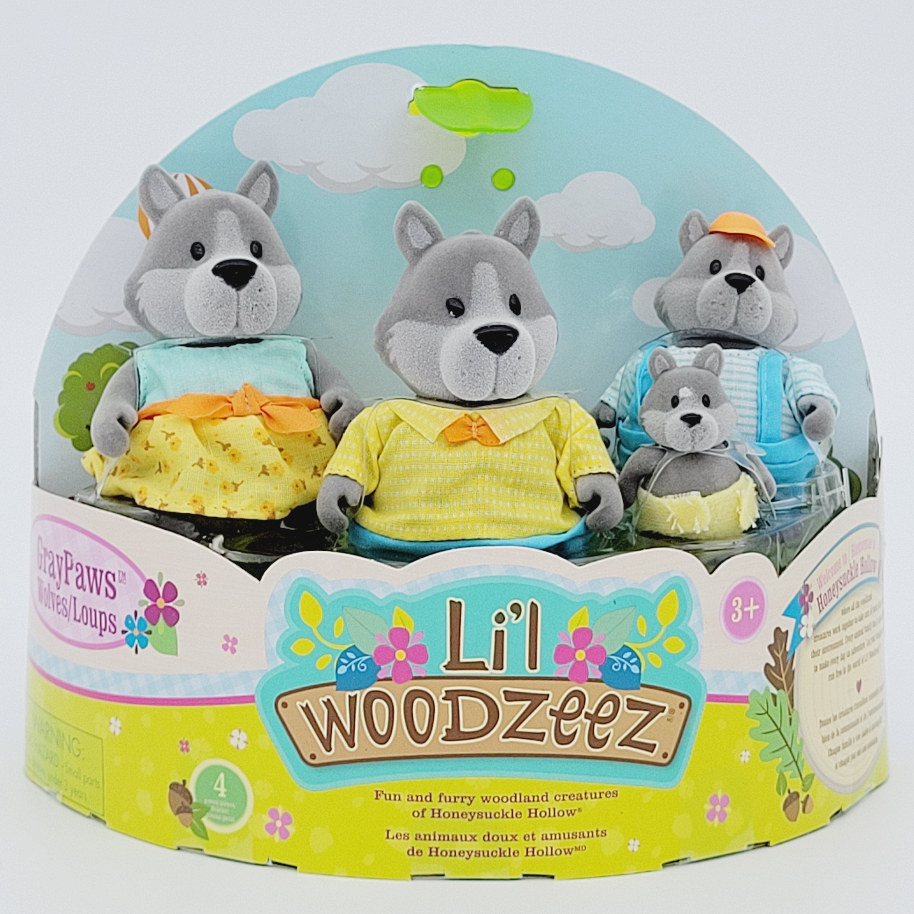 Li'l Woodzeez GrayPaws Wolf Family Set – Goodfind Toys