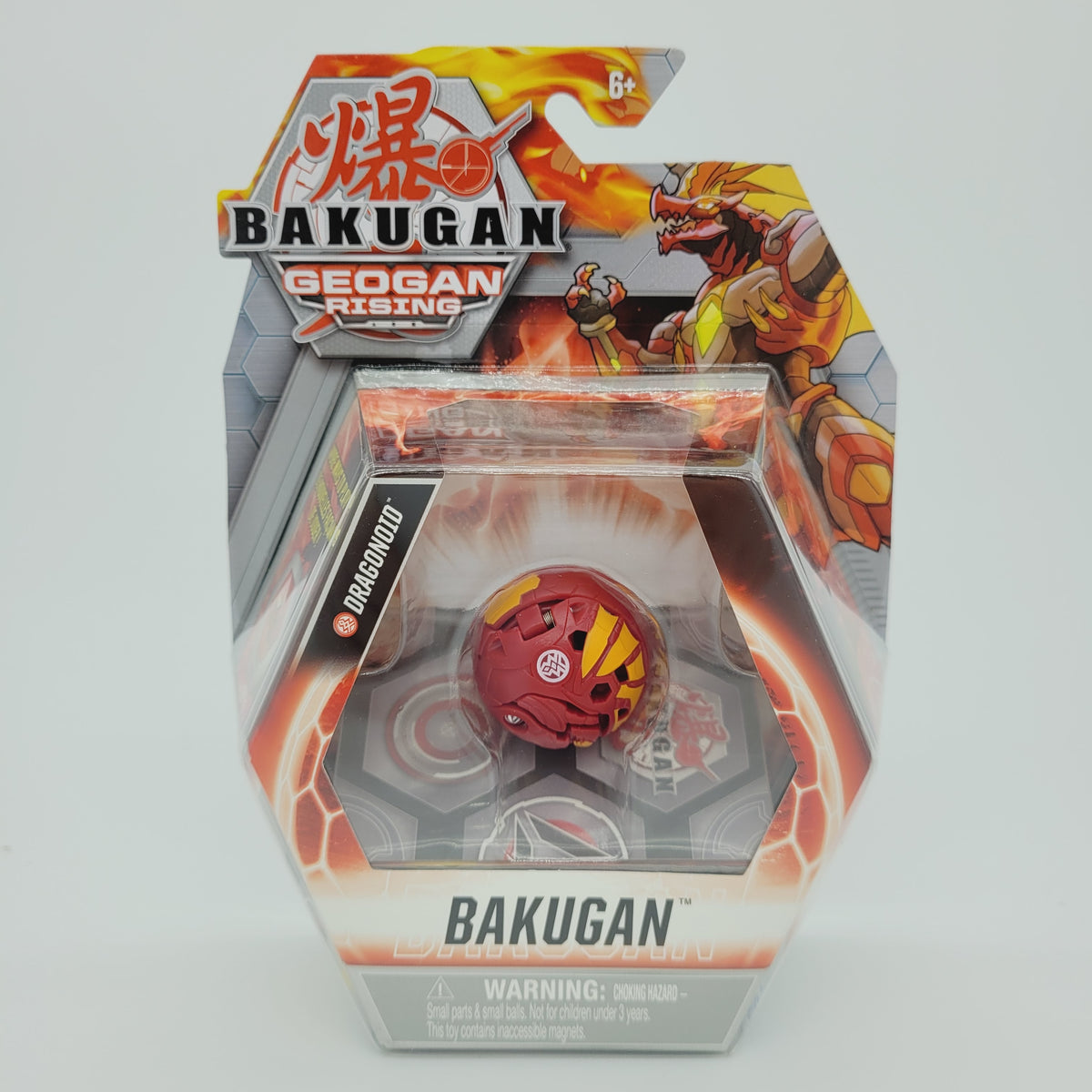 Bakugan Geogan Rising Core Ball Series 3 Pyrus Dragonoid Figure ...
