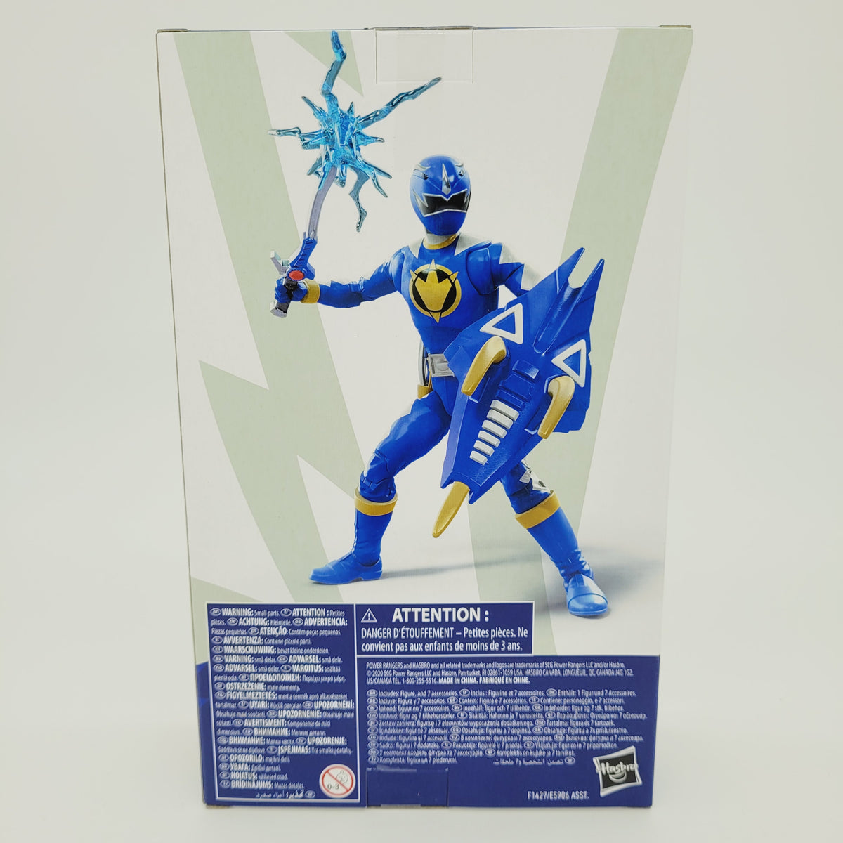 Power Rangers Lightning Collection DINO THUNDER BLUE RANGER Action Fig ...
