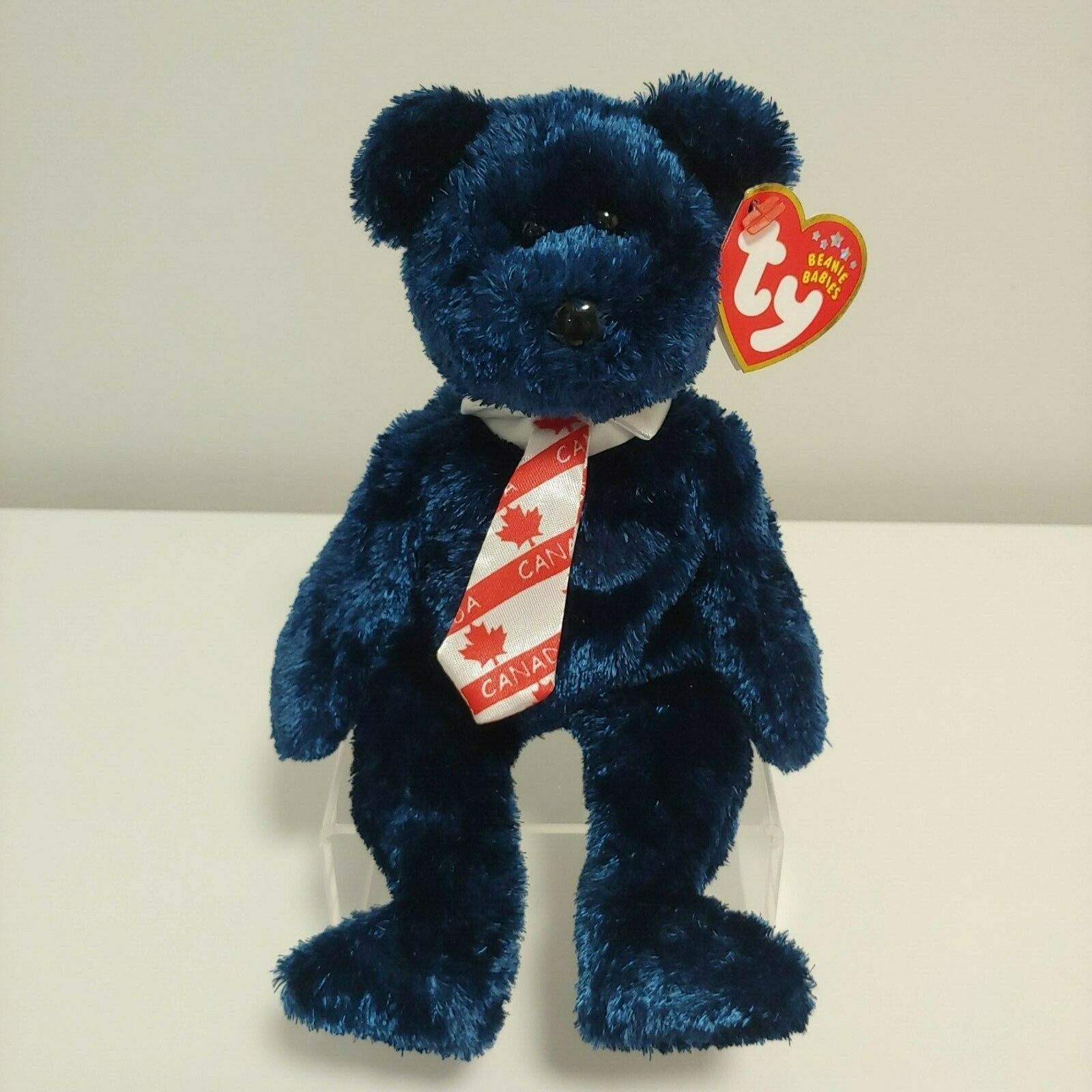 POPS the Father Bear - Canadian Tie Beanie Baby - Retired TY