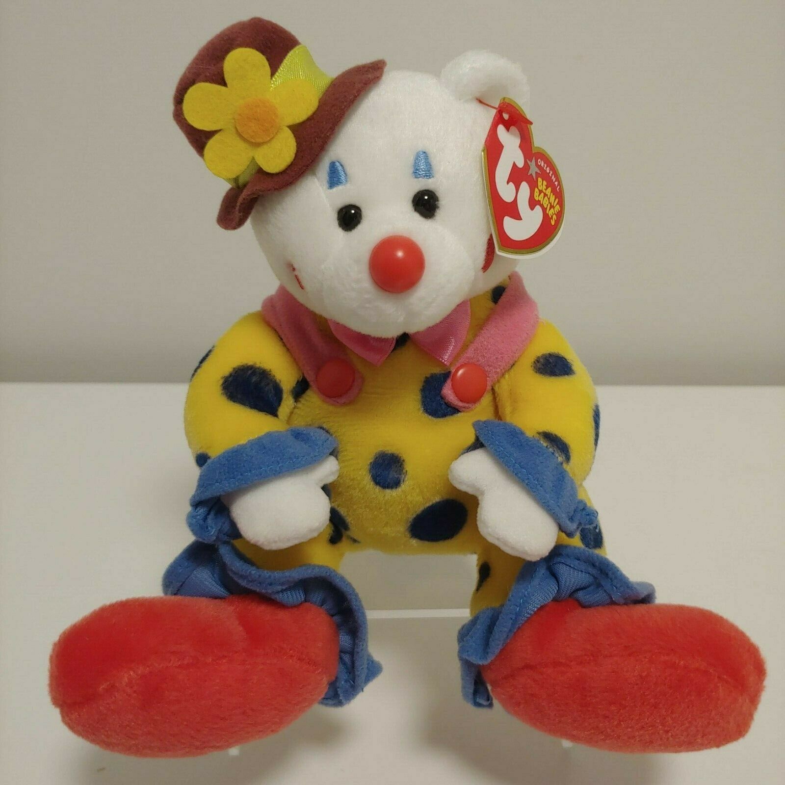 Juggles the online clown beanie baby