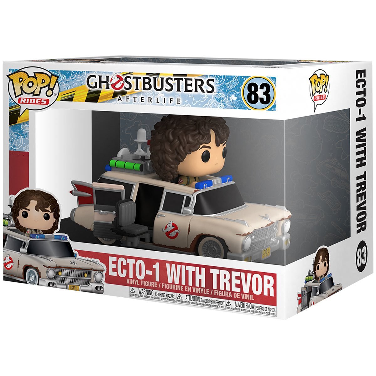 Ecto-1 with Trevor #83 Funko Pop Rides Ghostbusters Afterlife SDLX Vinyl  Figure