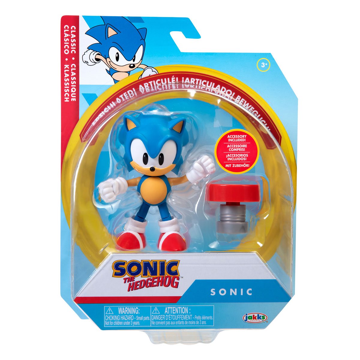 Sonic The Hedgehog Action Figure Toy Doll Jakks Pacific 4 New